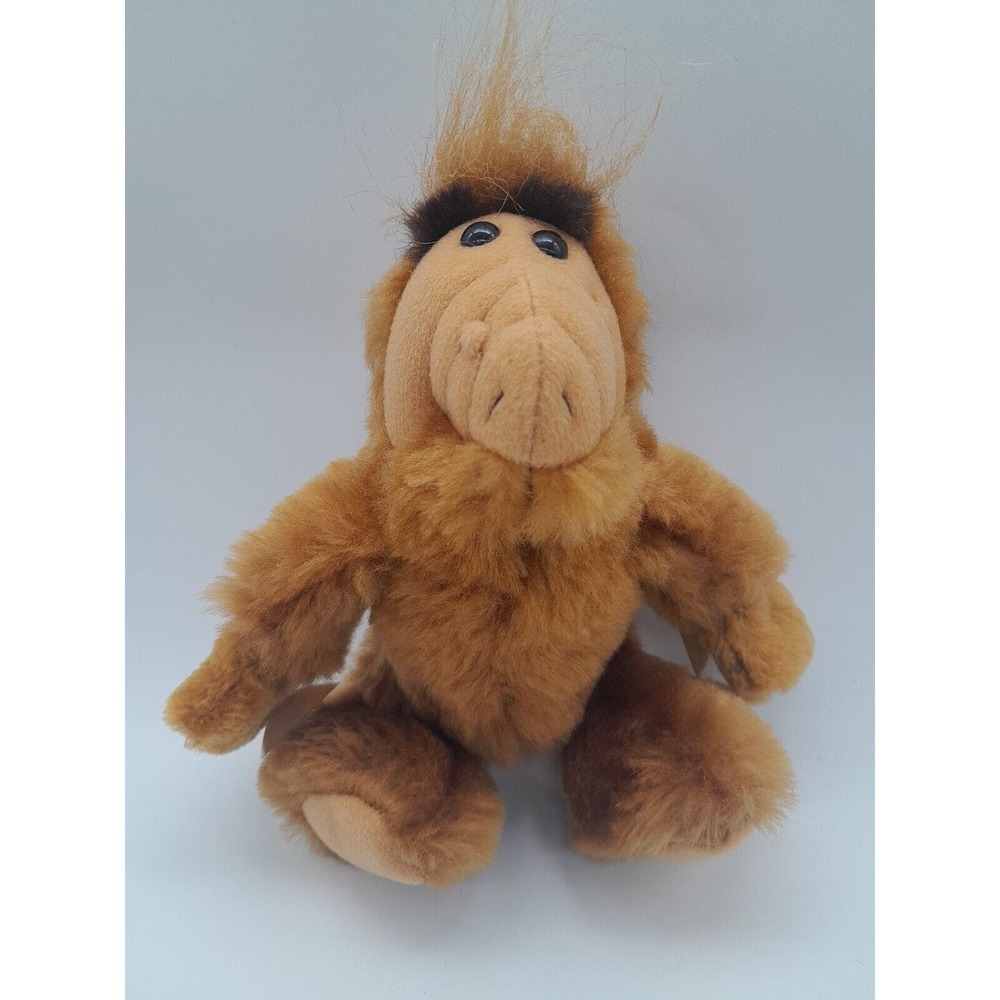 1988 ALF (Alien Life Form) 8" Stick Around Plush Toy w/Suction Cups COLECO